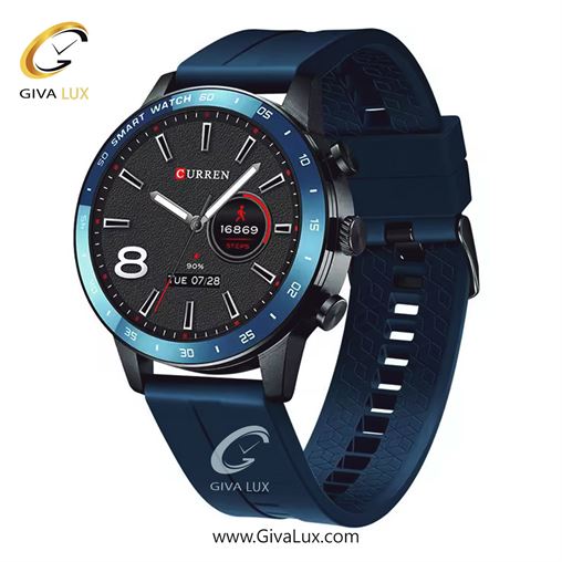 ساعت هوشمند کارن (کورن) curren کد رفرنس 6001 Curren 6001 Blue-1.jpg